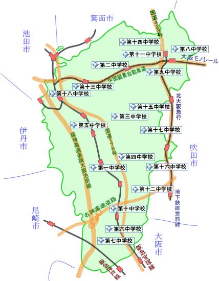 中学校地図