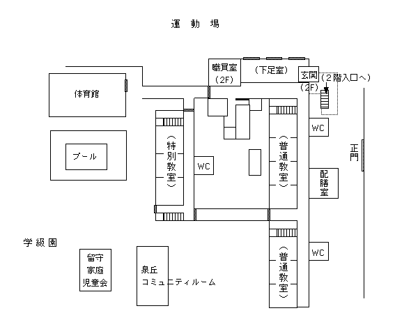 校舎配置図