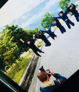 白馬だ。雨あがった。ジャンプした。