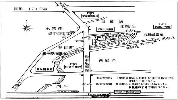 14中付近の地図