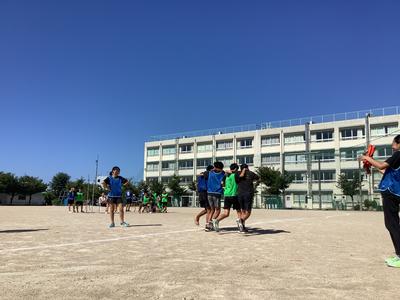 陸上部 二人三脚