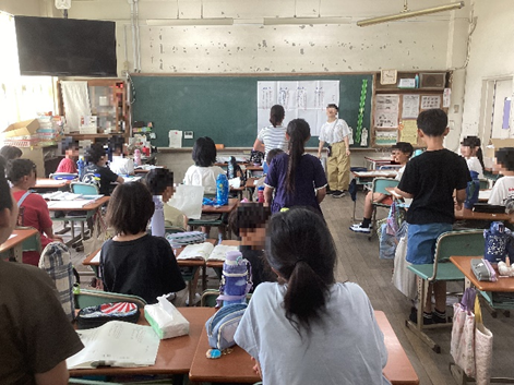 たけのこ読みのようす