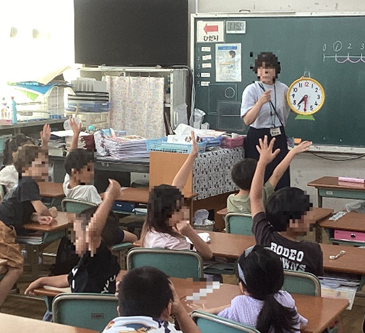 1年生算数の授業のようす