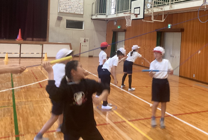 体育の授業のようす7