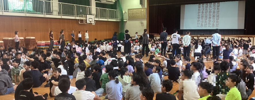 音楽朝会のようす2