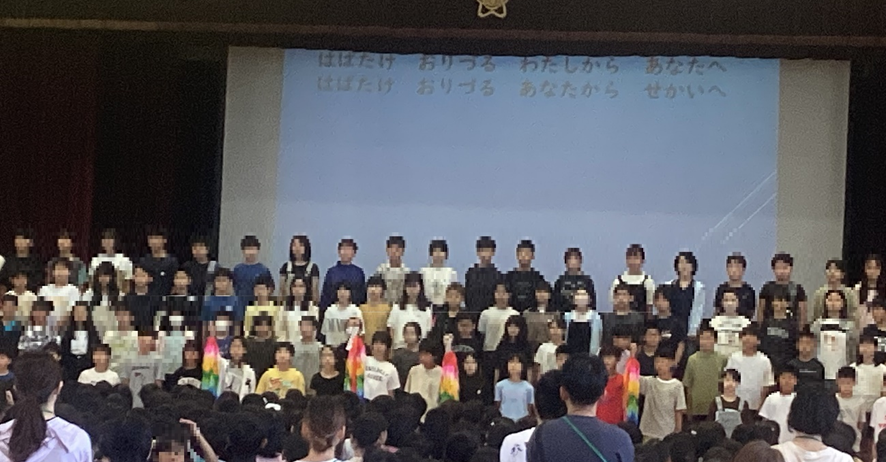 合唱のようす