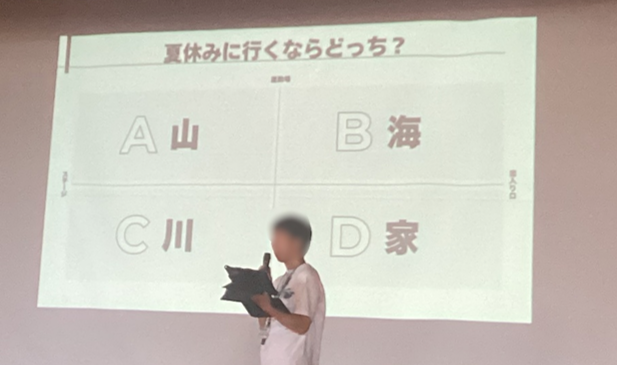 学年集会のようす1