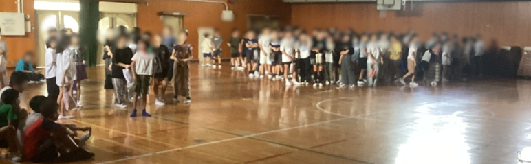 学年集会のようす2