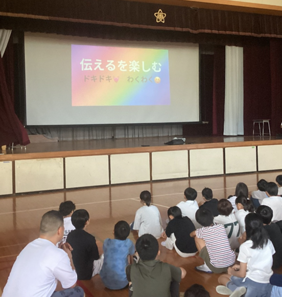 学年集会のようす3