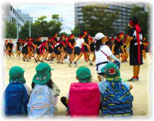 こども園　ソーラン見学