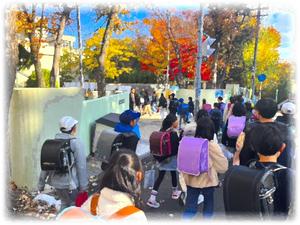 小中交流会へ