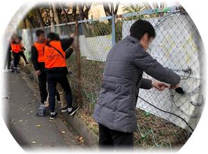 九中防犯イルミネーション