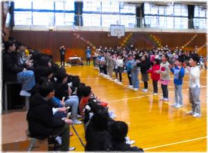 ６年生送る会各学年メッセージ