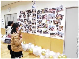 ６年生送る会飾りつけ