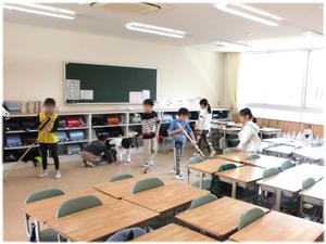 学級教室は自分たちで