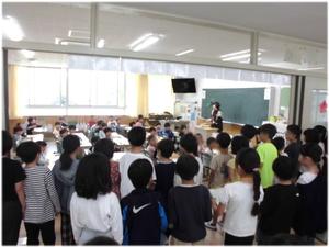 ２年生が迎えにきたよ！