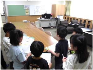 校長室にも入ったよ