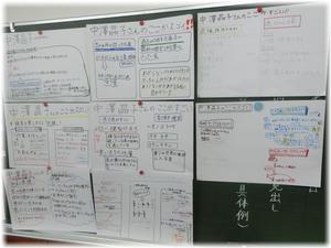 画用紙にまとめよう