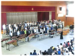 ６年合唱「絆～キミとボクとのたからもの～」