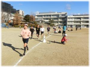 最後の持久走記録会（６年）
