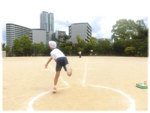 ソフトボール投げ②