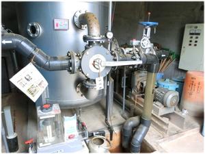 機械室で水質管理