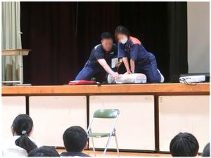 AED加えて実演