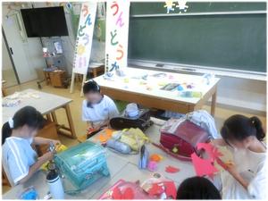 ①きれいに飾り付けを