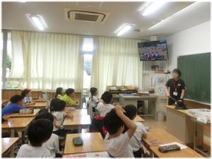 運動会練習の動画を見て
