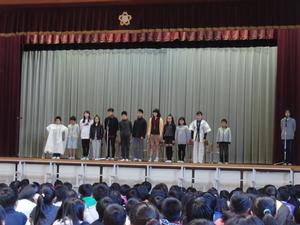 全校朝会③