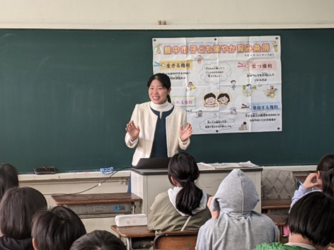 出前授業のようす