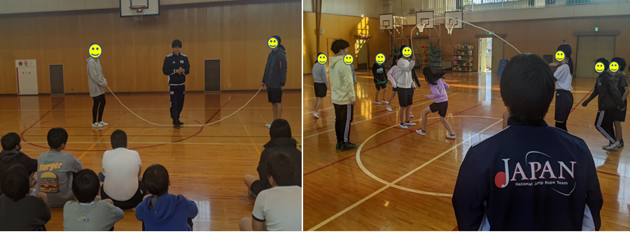 なわとび授業のようす2