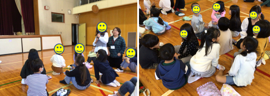 全校特活のようす