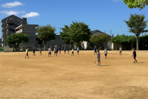 休み時間ドッジボール