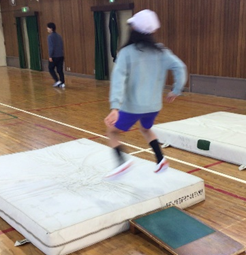 踏み台の練習
