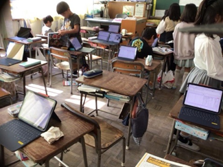 2年生国語の授業のようす2