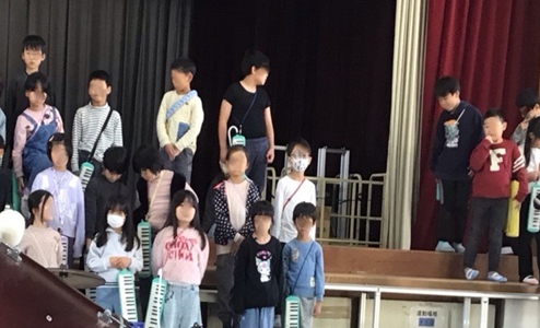 音楽発表練習のようす2