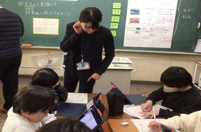 研究授業のようす1