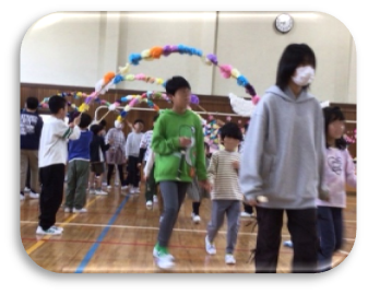 1年生を迎える会のようす